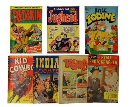 1950 "Archies pal Jughead" #3, and (6) other comics (1947-51)